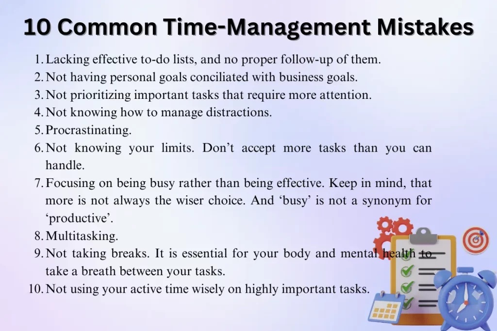 10 Common Time-Management Mistakes